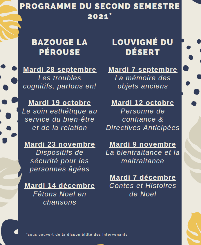 Dates bm louv et baz